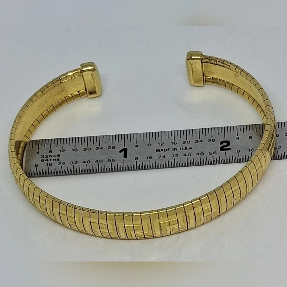 * Dyadema Mia Fiore Gold Plated Bronze Cuff Bracelet